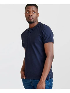 Pure Waste PQM Pánské piqué polo z těžké bavlny 74.0PQM black