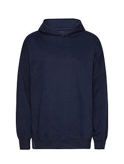 Neutral T 63111 Mikina s kapucí z těžké bio IC bavlny "Tiger" 77.T311 navy