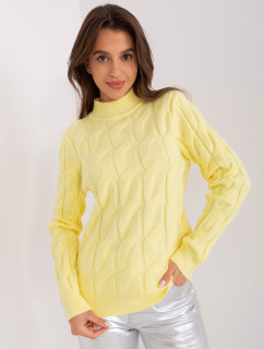 Sweter AT SW model 18969899 jasny żółty - FPrice