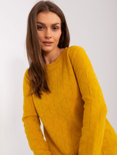 Sweter AT SW 232901.25X ciemny żółty