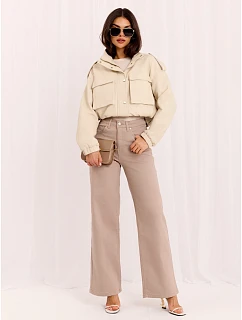 Spodnie jeans model 22400770 ciemny bezowy - FPrice