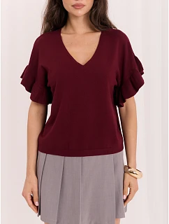 Sweter IR SW A model 22400726 bordowy - FPrice