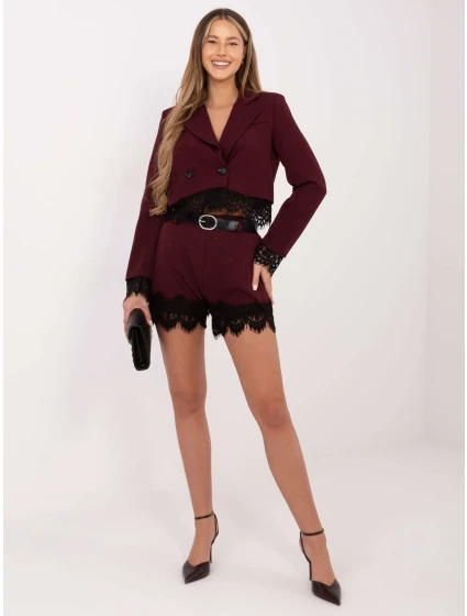 Szorty IT SN model 21799736 bordowy - FPrice