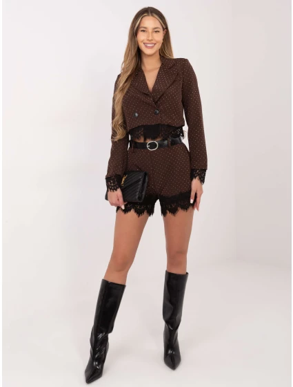 Szorty IT SN model 21799728 ciemny brązowy - FPrice