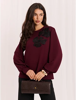 Bluzka LK BZ 510211.00 bordowy