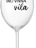(NO)WINE FAITH - číry pohár na víno 350 ml