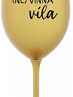 (NO)WINE FAITH - zlatý pohár na víno 350 ml