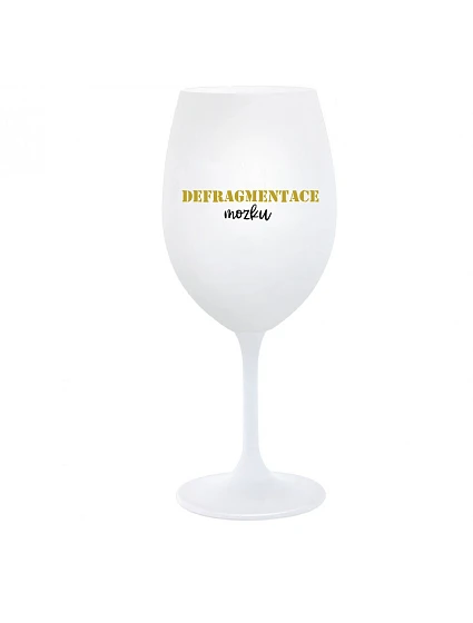 DEFRAGMENTÁCIA HUDBY - pohár na biele víno 350 ml