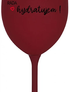 I AM HYDRA. I LOVE HYDRATING! - vínový pohár na víno 350 ml