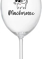I AM MAGICONAL. MAGICOROŽEC - priehľadný pohár na víno 350 ml