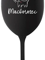 I AM MAGICONAL. MAGICOROŽEC - čierny pohár na víno 350 ml