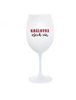 QUEEN OF ALL WINE - pohár na biele víno 350 ml