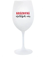 QUEEN OF ALL WINE - pohár na biele víno 350 ml
