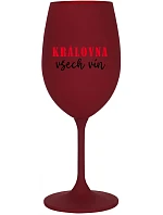 QUEEN OF ALL WINE - burgundský pohár na víno 350 ml