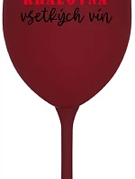 QUEEN OF ALL WINE - burgundský pohár na víno 350 ml