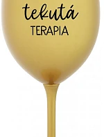 MAMA FLUID THERAPY - zlatý pohár na víno 350 ml