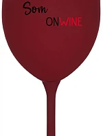 Nie som ONLINE, som ONWINE - bordový pohár na víno 350 ml