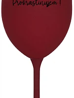 DON'T DISTORT! - burgundský pohár na víno 350 ml