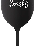 PÁN BOŽSKÝ - čierny pohár na víno 350 ml