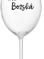 Lady of God - priehľadný pohár na víno 350 ml