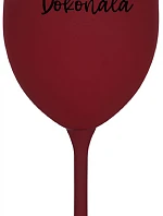 PANI DOKONALÁ - bordovy pohár na víno 350 ml