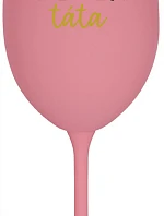 SUPER DAD - ružový pohár na víno 350 ml