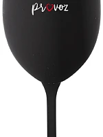 TATÍNEK MIMO PROVOZ - černá sklenice na víno 350 ml