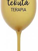 TATINEKOVA FLUID TERAPIA - zlatý pohár na víno 350 ml