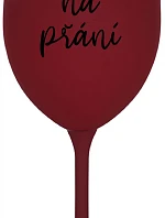 TEXT ŽELANIA - burgundský pohár na víno 350 ml