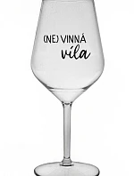 (NE)VINNÁ VÍLA - čirá nerozbitná sklenice na víno 470 ml