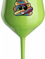 SPIRIT GREEN EE - zelený nerozbitný pohár na víno 470 ml
