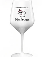 I AM MAGICONAL. MAGICOROŽEC - biely nerozbitný pohár na víno 470 ml