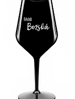 PANI BOŽSKÁ - čierny nerozbitný pohár na víno 470 ml