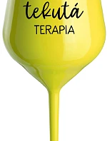 TATINEK'S LIQUID THERAPY - žltý nerozbitný pohár na víno 470 ml