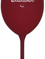 JÁ NEPIJU, OCHUTNÁVÁM - bordo sklenice na víno 350 ml