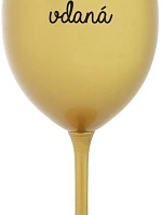 PIJEM, AKO SA MÁM - zlatý pohár na víno 350 ml