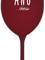 I SAID YES...TO WINE - burgundský pohár na víno 350 ml