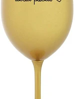 ČISTIACE POHÁRKY - zlatý pohár na víno 350 ml