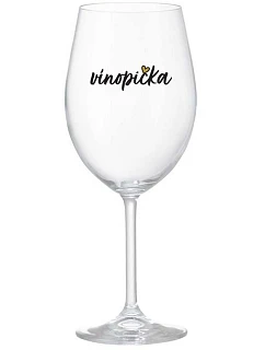 VÍNOPIČKA - čirá sklenice na víno 350 ml
