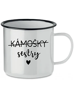 KÁMOŠKY SESTRY - bílý plecháček 350 ml