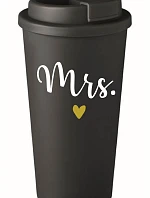 MRS. - černý termohrnek 475 ml