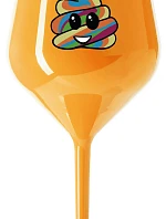 SPIRITUAL GREAT EE - oranžový nerozbitný pohár na víno 470 ml
