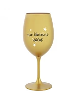 NA Vianočné pohostenie - zlatý pohár na víno 350 ml