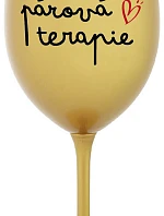 Párová terapia - zlatý pohár na víno 350 ml