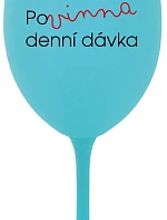 MUST HAVE DENNÝ DARČEK - tyrkysový pohár na víno 350 ml