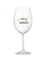 LIQUID GIFT - číry pohár na víno 350 ml