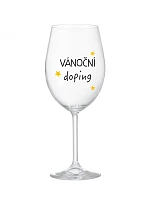 Vianočný pohár - číry pohár na víno 350 ml