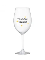 I ENJOY CHRISTMAS - číry pohár na víno 350 ml