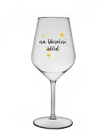 NA Vianočné čistenie - číry nerozbitný pohár na víno 470 ml