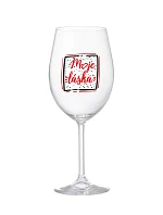 MY LOVE - číry pohár na víno 350 ml